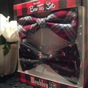 Men's Wembley Bow Tie Set of 2 - 7 different sets